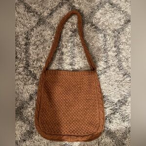 Brown Woven Bag